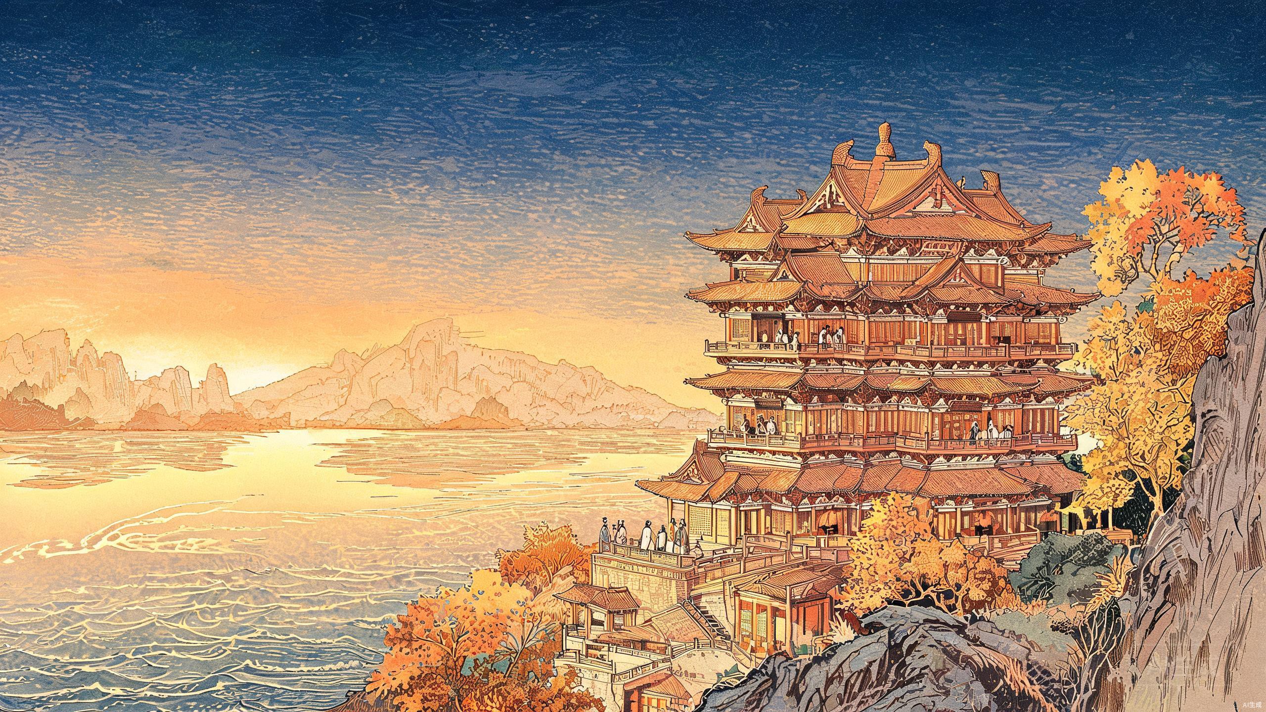 滕王阁夕照